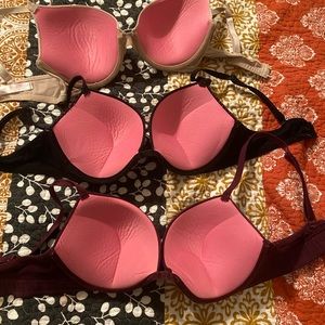 Victoria’s Secret push up bras 36C good used